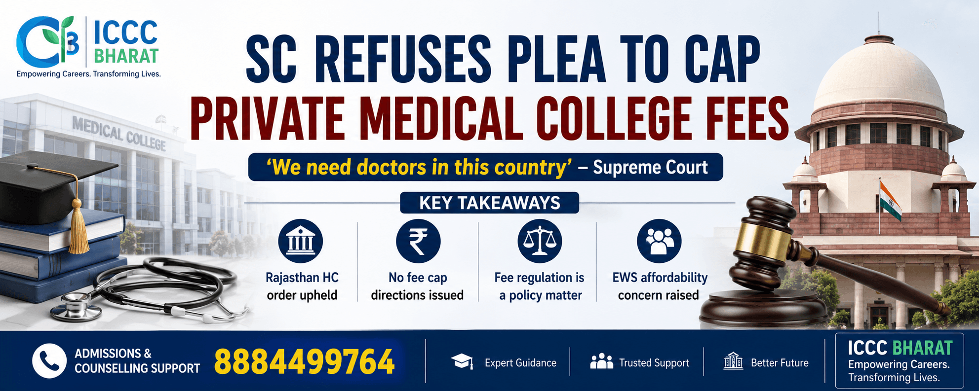 ‘We Need Doctors in This Country’: Supreme Court Refuses to Cap Private Medical College Fees